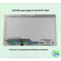 ราคา LAYAR หน้าจอแล็ปท็อป LCD LED 14 นิ้ว 40 พินหนา (26332020328)