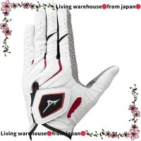 ราคา Japan Official MIZUNO Golf Gloves Double Grip Short Fingertip Men's Left Hand White/Red 21cm 5MJMS401 (43705316787)