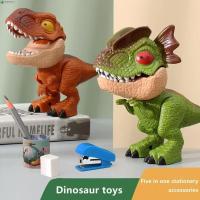 ราคา Needway ชุดเครื่องเขียนไดโนเสาร์, 5 in 1 ของเล่นเพื่อการศึกษาชุดเครื่องเขียนสัตว์, ของขวัญสร้างสรรค์กบเหลาดินสอไม้บรรทัดยางลบ T-Rex ของเล่นชุดเครื่องเขียนนักเรียน (29026511896)