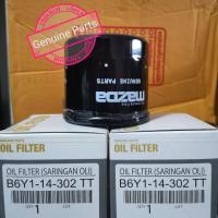 ราคา กรองน้ำมันเครื่องแท้จากศูนย์ Mazda 2 1.3 เบนซิน รหัส B6Y1-14-302 TT (แถมแหวนรองถ่าย) (2127810428)