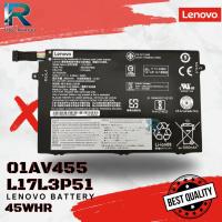 ราคา 01AV455 Battery Lenovo ThinkPad E14 E15 E480 E580 L17L3P51 แบตเตอรี่ Lenovo ThinkPad E14 E15 E480 (26320690848)