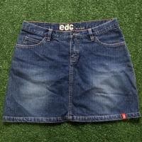 ราคา EDC by Esprit กระโปรงยีนส์สั้น ฟอกสี สวยมาก (2745054261)