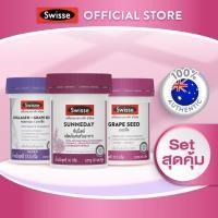 ราคา [SETx3] Swisse Sunne day, Grape seed ,Collagen+grape seed (27570441922)