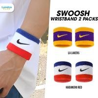 ราคา Nike Collection ผ้ารัดข้อมือ Swoosh Wristband 2PK N.000.1565.730 / N.000.1565.416 / N.000.1565.620 (440) (24092756157)