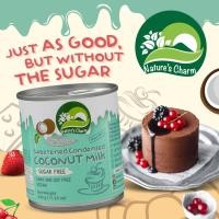 ราคา Nature's Charm - KETO Sugar Free Sweetened Condensed Coconut Milk (สูตรคีโต นมมะพร้าวข้นหวาน กะทิข้นหวาน นมข้นหวาน นมข้น (16626554563)