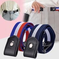 ราคา 4สีหัวเข็มขัดฟรีเข็มขัดยืดหยุ่นยืดยืดหยุ่นเข็มขัดสําหรับผู้ชายผู้หญิงสบายเข็มขัดที่มองไม่เห็นสําหรับกางเกงยีนส์กางเกง (41866732491)