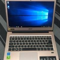 ราคา โน้ตบุ๊ค ACER SWIFT 1 สีโรสโกล บางเบา สแกนลายนิ้วมือได้ ❗️พร้อมสายชาร์จและฟรีกระเป๋า (7712718117)