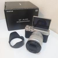 ราคา (ส่งฟรี KERRY) กล้อง FUJIFILM X-A10 + Kit 16-50mm (Silver) อุปกรณ์ครบ (4094156490)