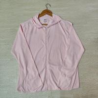 ราคา Uniqlo AIRism UV Protection Mesh Hoodie เสื้อคลุม กัน UV มีฮู้ด สีชมพูพาสเทล Size 3XL หญิง มือ2 (43419393093)
