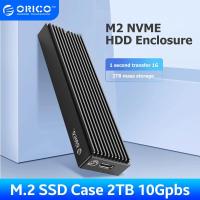 ราคา Orico M.2 NVME SSD Enclosure 5/10Gbps Type-C Solid State Drive NGFF SATA SSD Case HDD Case with USB Cable for M2 SSD (8782069100)