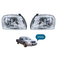 ราคา car headlights ไฟหน้า MITSUBISHI L200 STRADA สตราด้ารุ่นไฟตาเพชร ปี 2001-2005 (25765030724)