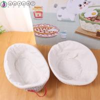 ราคา อารอน1ตะกร้ากันขนมปังวงรี/รอบพร้อมที่จับแป้งขนมปังบันเน็นท์,ชามอบหวายถุงผ้าโฮมเมดที่มีฝาปิดซับตะกร้าหมักแป้งแป้งแป้งเพิ่มขึ้น (29641060556)