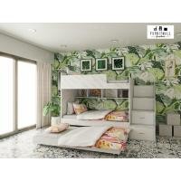 ราคา เตียงไม้2ชั้น ปิดไม้ พร้อมถาดสไลด์ 3.5 ฟุต (8275610358)