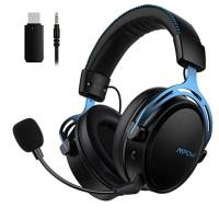 ราคา Mpow Air หูฟังเล่นเกมไร้สาย 2.4G เสียงดีมาก ไมค์ชัดตัดเสียงรบกวน ใช้งานไร้สาย 17 ชั่วโมง PS4+PC ใช้ประชุม ZOOM MS team (7555417917)