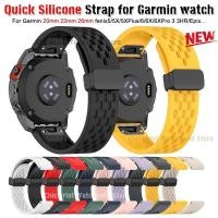 ราคา 20 22 26 มม.สายนาฬิกา Garmin Fenix 6/6X/6XPro/7/7X/5//5 S/5XPlus/3 ซิลิโคน Smartwatch Forerunner 945 935 สายรัดข้อมือ OLXE (43222468183)