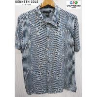 ราคา Kenneth cole แท้ เสื้อเชิ๊ตแขนสั้นลายสปอต (6816247978)