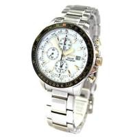 Seiko Pilot's Solar Chronograph Alarm Men's Watch (SSC011P1)