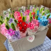 ราคา ดอกไม้ลวดกำมะหยี่ ดอกเดซี่หลายสี❤️ (42122536476)