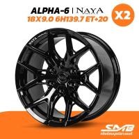 ราคา SMB NAYA ล้อแม็กรุ่น ALPHA-6 18X9.0 6รู139.7 ET+20 ราคาต่อ 2วง ล้อรถกระบะ PPV (12198886350)