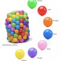 ราคา ลูกบอลเสริมพัฒนาการ ปลอดสารพิษ บอลสี100ลูก บอลพลาสติกสีสด100ลูก บอลคละสี100ลูก บอลหลากสี ลูกบอลเด็ก 100ลูก (7933665525)