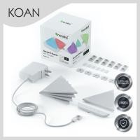 ราคา NANOLEAF ชุดไฟตกแต่งอัจฉริยะ Shapes Triangles Mini Smarter Kit [5 Panels] (6694359455)