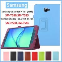 ราคา ใหม่ เคสป้องกัน สีพื้น คุณภาพสูง สําหรับ Samsung Galaxy Tab A 10.1 & S Pen SM-P580 SM-P585 2016 A 10.1 นิ้ว SM-T585 SM-T580 (14799073880)