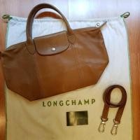 ราคา Used Longchamp Le Pliage Cuir Size S สี Camel (1302652140)