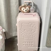 ราคา Ginza xHelloKitty กระเป๋าเดินทางล้อลากของแท้สำหรับนักเรียนหญิงน่ารักสีชมพูกระเป๋าเดินทาง kt cat กระ (26708014877)