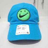 ราคา Nike Youth Heritage86 HAVE A NIKE DAY Cap BLUE GREEN DV3170-446 หมวก Original 100% SMILEY (26637150413)