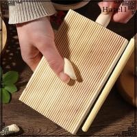 ราคา [Hatel] Gnocchi Maker Boards Italian Pasta Maker Boards Wood Homemade with Pasta Roller Butter Maker Garganelli Board for Handmaking (43607903216)