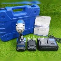 ราคา HYUNDAI บล็อกกระแทก รุ่น HD-654-BL 1/2" 20V (รวมแบต+แท่นชาร์จ) ปรับระดับความเร็ว 3ระดับ ไฟLED Brushless บล๊อก สว่าน (25157402065)