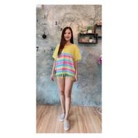 ราคา เสื้อมัดย้อมสีพาสเทล ⚠️ของใหม่⚠️ คอกะเหรี่ยง สนใจแบบไหนทักแชท (3403812833)