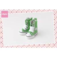 ราคา **พร้อมส่ง**รองเท้าคอนเวิร์สหุ้มข้อสีเขียว สำหรับตุ๊กตาบลายธ์, ลิกกะ, เอโซน (Blythe, Licca และ Azone Doll) (1728428239)