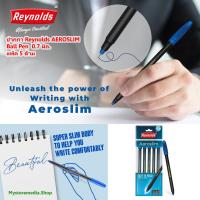 ราคา REYNOLDS ปากกาลูกลื่น 0.7 มม. รุ่น Aeroslim สีน้ำเงิน (แพ็ค 5 ด้าม) จำนวน 1 แพ็ค (43553558559)