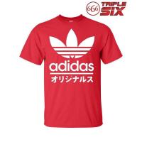 ราคา TRIPLESIX - เสื้อยืด - Adidas JAPAN - สีแดง (41072701245)