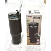 ราคา แก้วน้ำเก็บอุณหภูมิ สีน้ำตาลเข้ม Ready ตรานกนางนวล ขนาด 0.9 ลิตร เก็บอุณหภูมิได้ ทั้ง ร้อนเย็น ฝา 2 สไตล์ (43062843705)