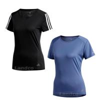 ราคา Adidas อดิดาส เสื้อยืด สำหรับวิ่ง สำหรับผู้หญิง 2สี RN W T-Shirt 3-Stripes/Run TEE CZ7569 / EI6501 (800) (11950110146)