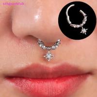 ราคา STHB แฟชั่นคริสตัลสแตนเลส Septum Hoop Clickers แหวนจมูกผู้หญิง Tragus กระดูกอ่อน Helix Hoop ต่างหูเครื่องประดับ VN (24446728734)