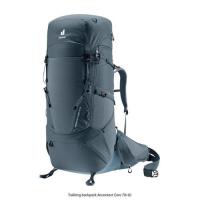 ราคา เป้ deuter รุ่น Aircontact Core 70+10 โลโก้ใหม่ ปี 2023 สีเทา Graphite Shale (21388769811)