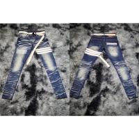 ราคา กางเกงยีนส์ฟอกคาดแถบขาว ขาตัด Hold'em Denim style 11months (14347415654)