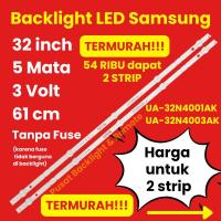 ราคา MATA SAMSUNG 32 นิ้ว LED TV BACKLIGHT 5 EYES 3 VOLT 61 ซม. UA32N4001AK UA32N4003AK UA 32N4001AK UA 32N4003AK 5 LED 5 ปุ่ม 5 ปุ่ม (43314576877)