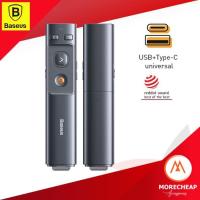 ราคา ถูก/แท้Baseus รีโมทพรีเซนไร้สาย Type c + USB Wireless Remote รีโมททีวี/รีโมทแอร์/รีโมท/รีโมด (18452535336)