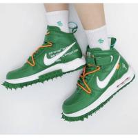 ราคา Nike Air Force 1 Mid x Off-White Pine Green ของแท้พร้อมส่ง (41252464947)