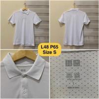 ราคา เสื้อโปโล Uniqlo Dry Ex White ของแท้ (41711506803)