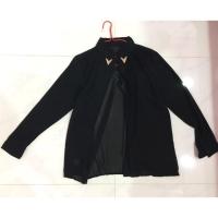 ราคา เสื้อซีทรูแขนยาวสีดำ (76394849)