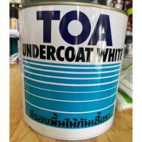 ราคา สีรองพื้นไม้ กันเชื้อรา TOA UNDERCOAT #G1600 สีขาว No.1 (22461423420)