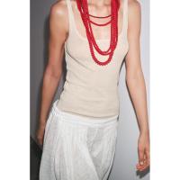 ราคา Zara pack of 2 multi beaded necklace (สร้อยเซตลูกปัด) (43872909501)