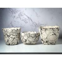 ราคา กระถางเซรามิคปั้นมือ ขนาดเล็ก เทคนิค ลายแคร็กแตกสวยๆครับ เหมาะกับต้นไม้ขนาดเล็ก กระบองเพชร ไลทอป (9410679153)