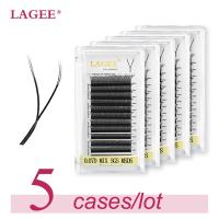 ราคา LAGEE 5 กรณี/ล็อต Y รูปร่างตาข่าย YY Lashes 0.07 L LUCD Curl ทอมือขนตา Premade 4D Bloom Cross ขนตาปลอมแต่งหน้าจาก Nagaraku (28287547559)