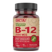 ราคา วิตามินบี 12 DEVA Nutrition Vegan Sublingual Fast Dissolve B-12 Tablets, 2500 mcg, 90 Count (25556379214)